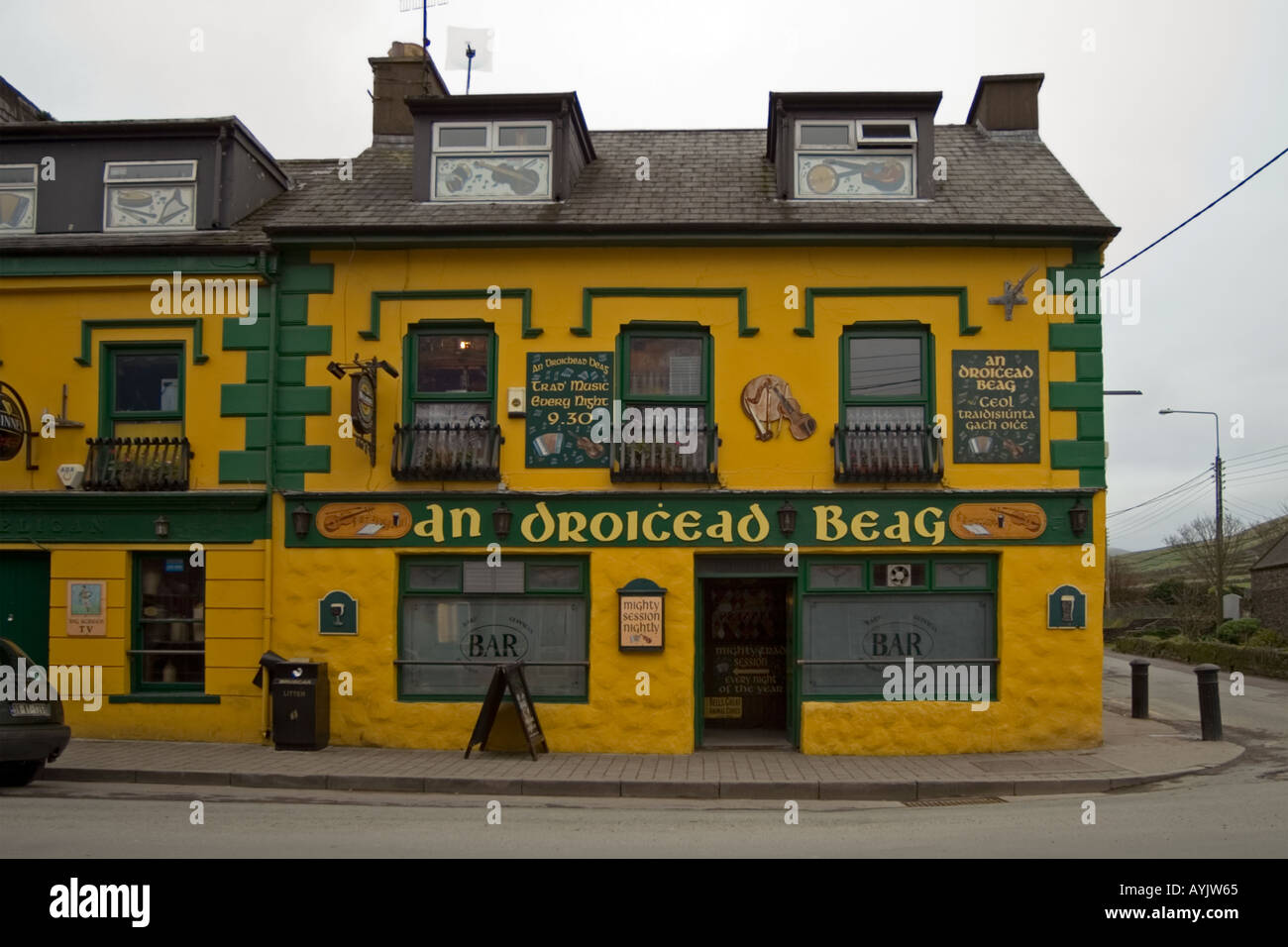 Music Pub, Dingle, Co. Kerry Ireland Stock Photo