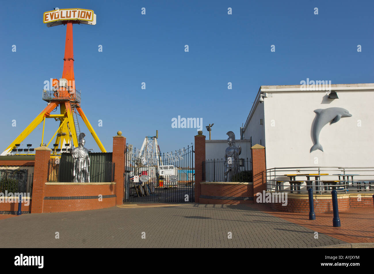 Barry Island Pleasure park at Barry Island in Wales Stock Photo Alamy