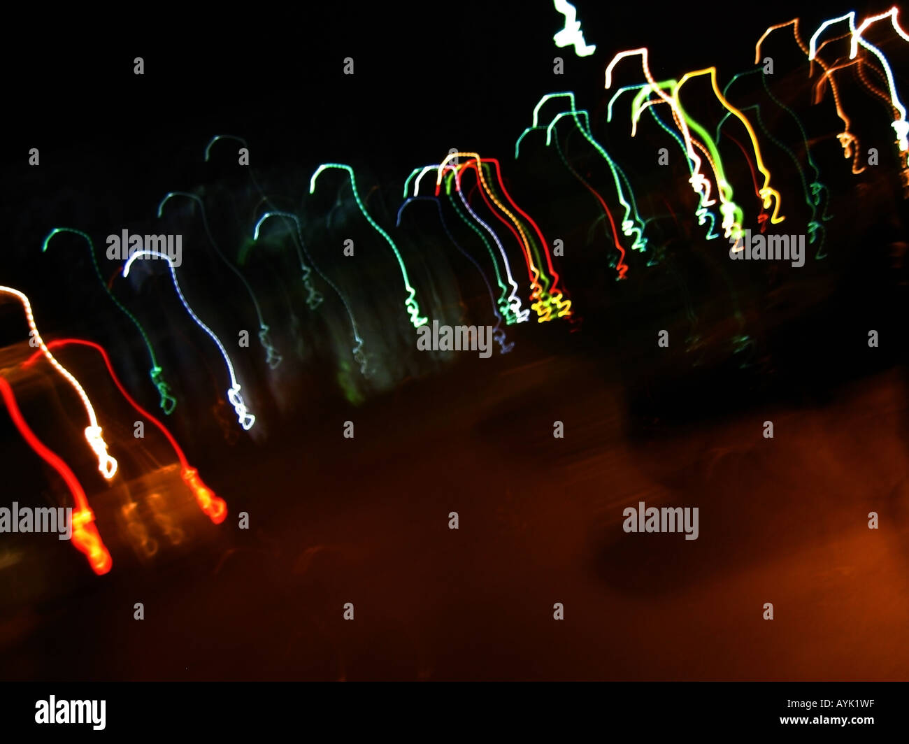 Abstract light painting image Stock Photo