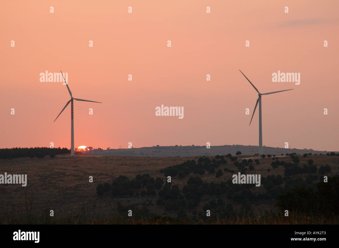 Electric Generator Wind turbine Stock Photo Alamy