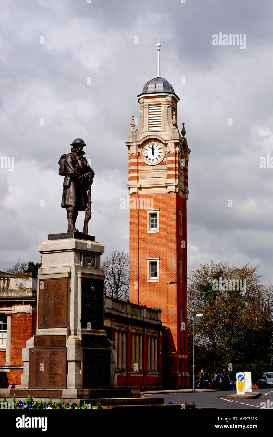 Sutton Coldfield Town Hall and War Memorial, West Midlands, England, UK Stock Photo