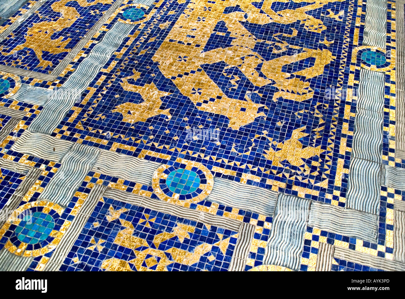 Hearst Castle Mansion pool owned by William Randolph Hearst located in San Simeon California USA Stock Photo