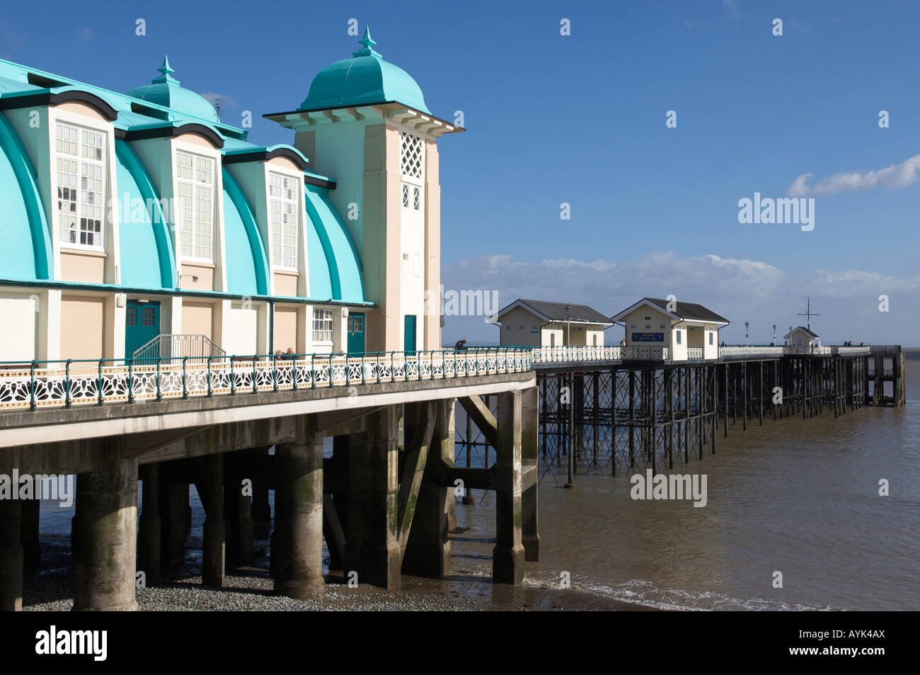 Penarth pier at the Esplanade Penarth Wales Stock Photo Alamy