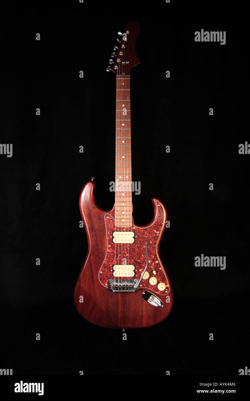 Electric Guitar Custom Built Stock Photo Alamy