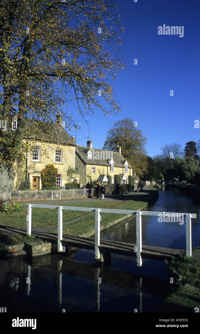Lower Slaughter in autumn, Gloucestershire, England, UK Stock Photo Alamy