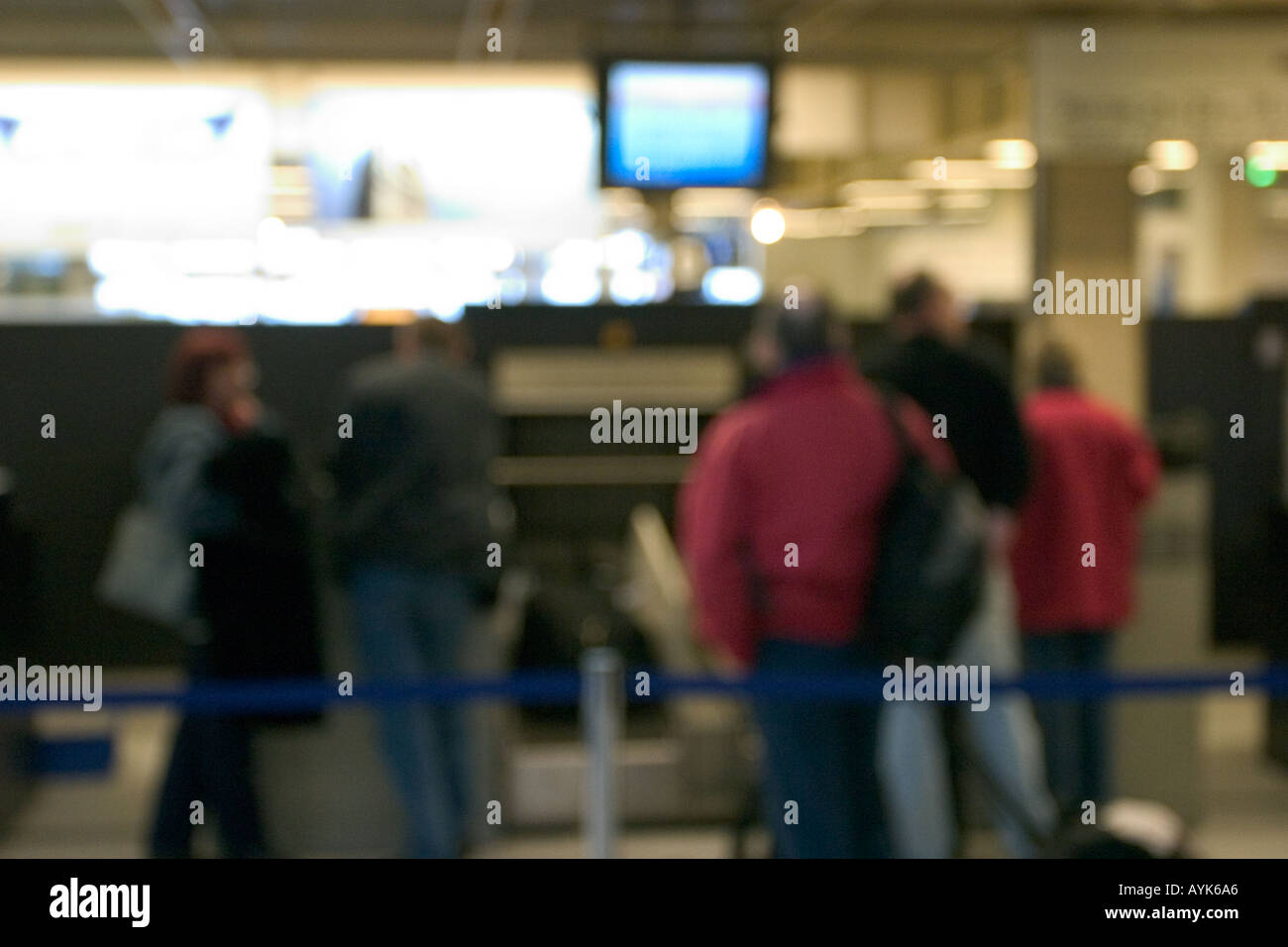 people boarding in nantes airport france  Stock Photo