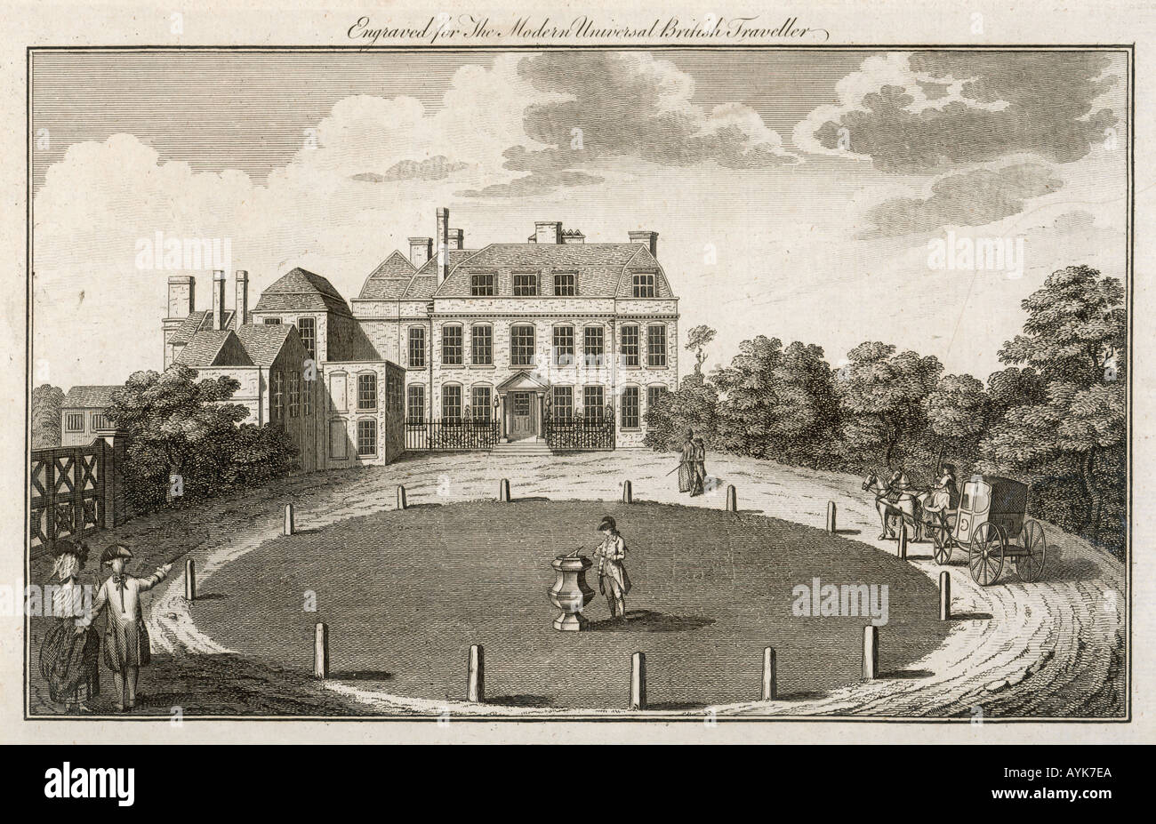 Country House Bagshot Surrey Stock Photo Alamy