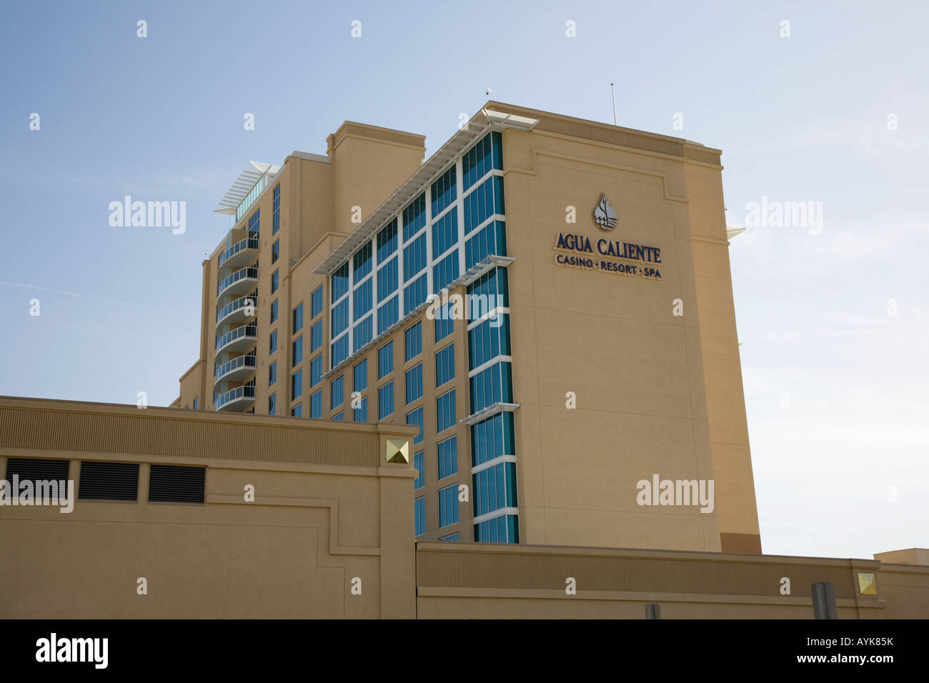 Agua Caliente Hotel Casino Stock Photo