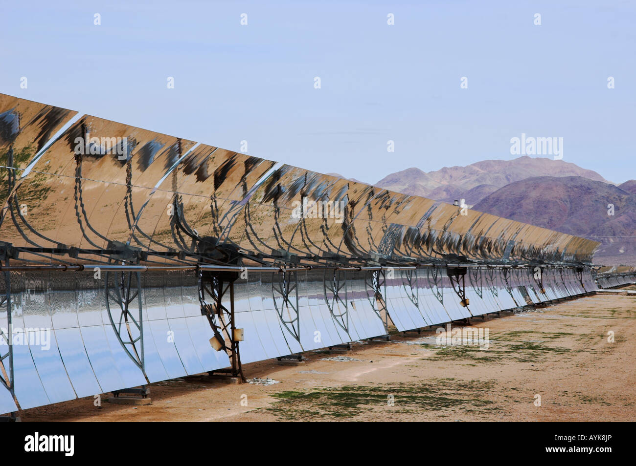 Solar Electric Generating Systems Power Plant In Daggett