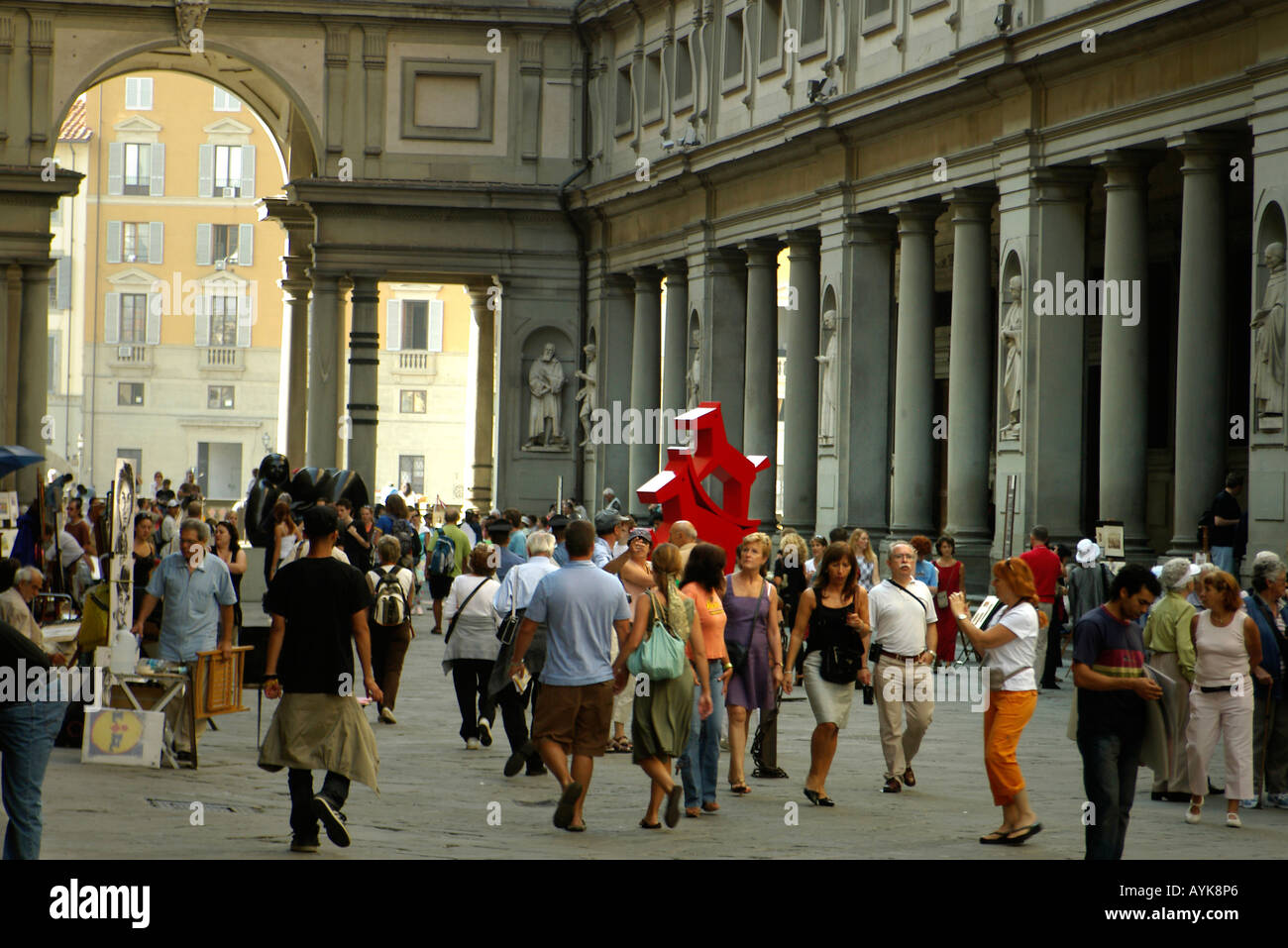 Uffizi gallery crowds hi-res stock photography and images - Alamy