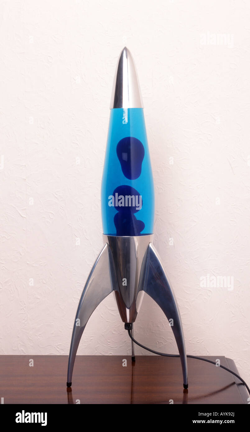 Rocket shaped 2024 lava lamp
