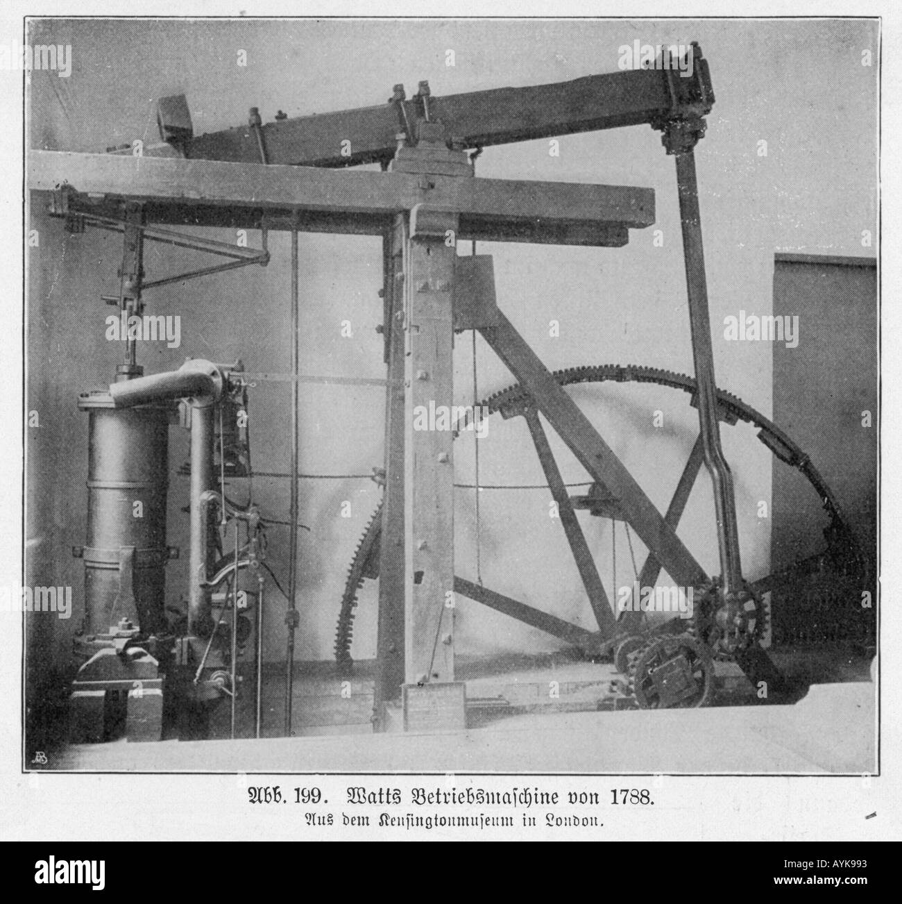 Watts Steam Engine Stock Photo