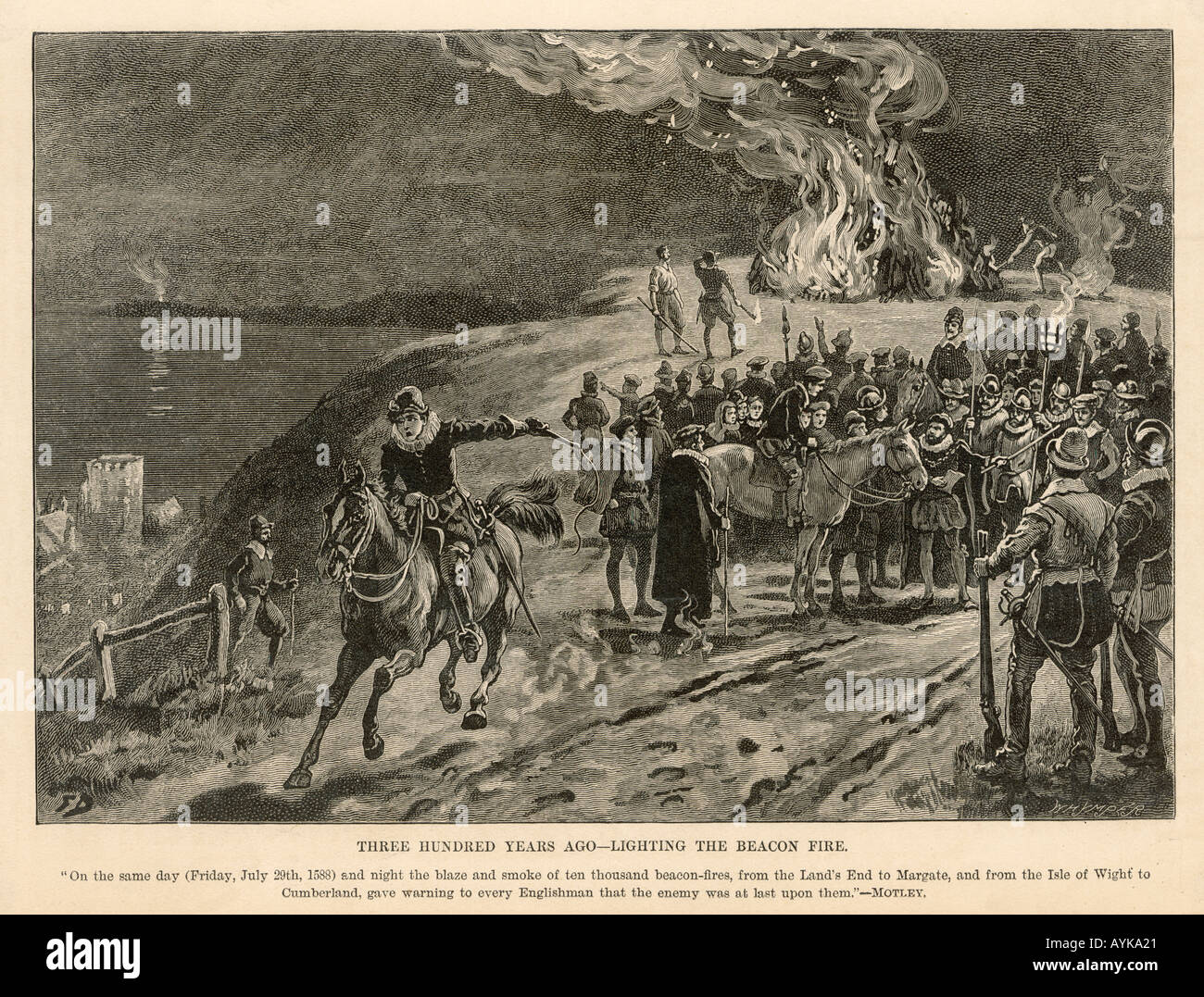 Armada Beacons Stock Photo 3176992 Alamy - 
