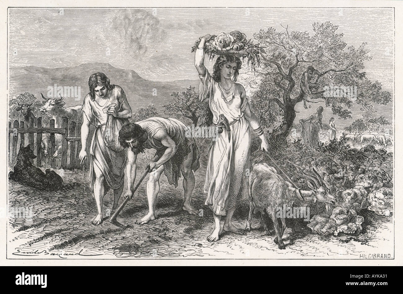 Bronze Age Farming Stock Photo 3177008 Alamy