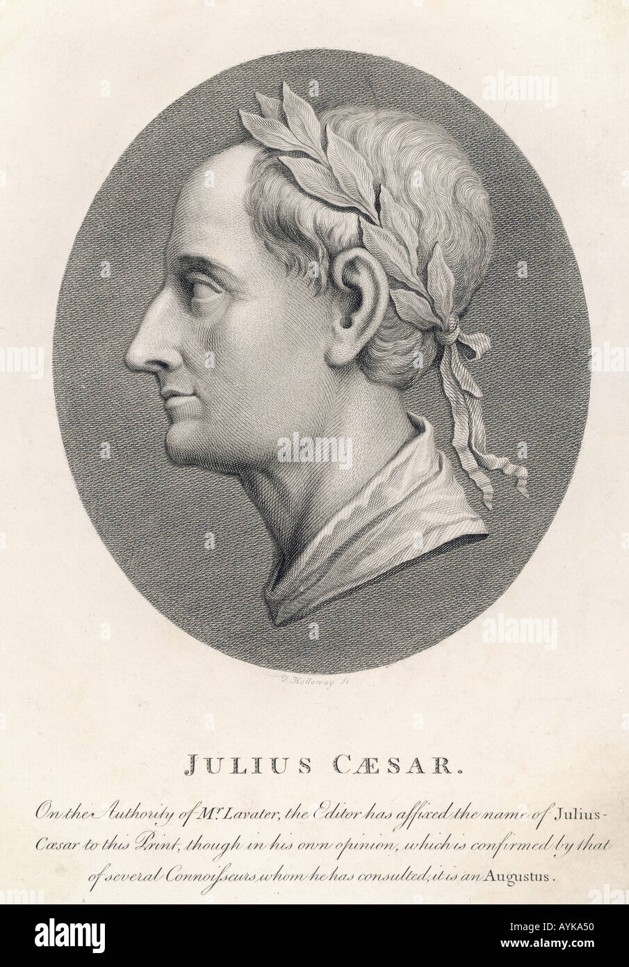 Julius Caesar Holloway Stock Photo