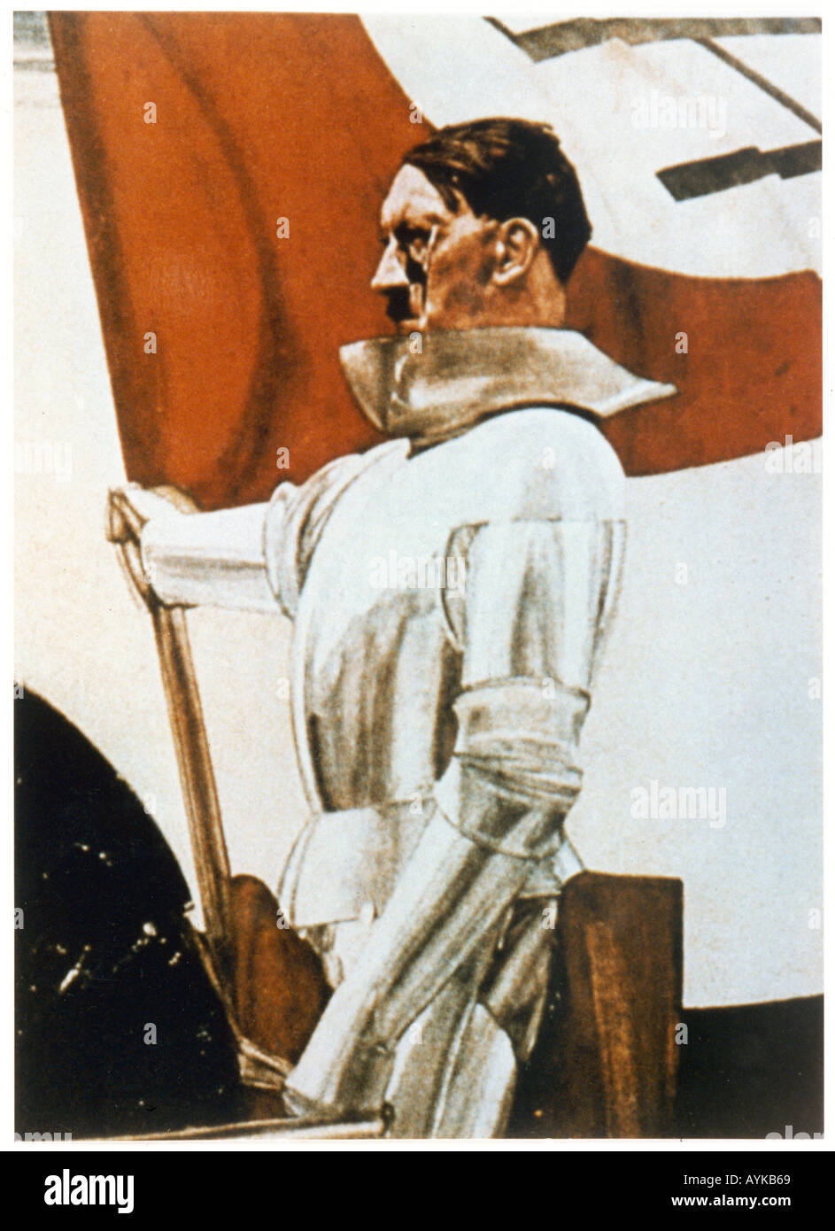 Hitler Teutonic Knight Stock Photo