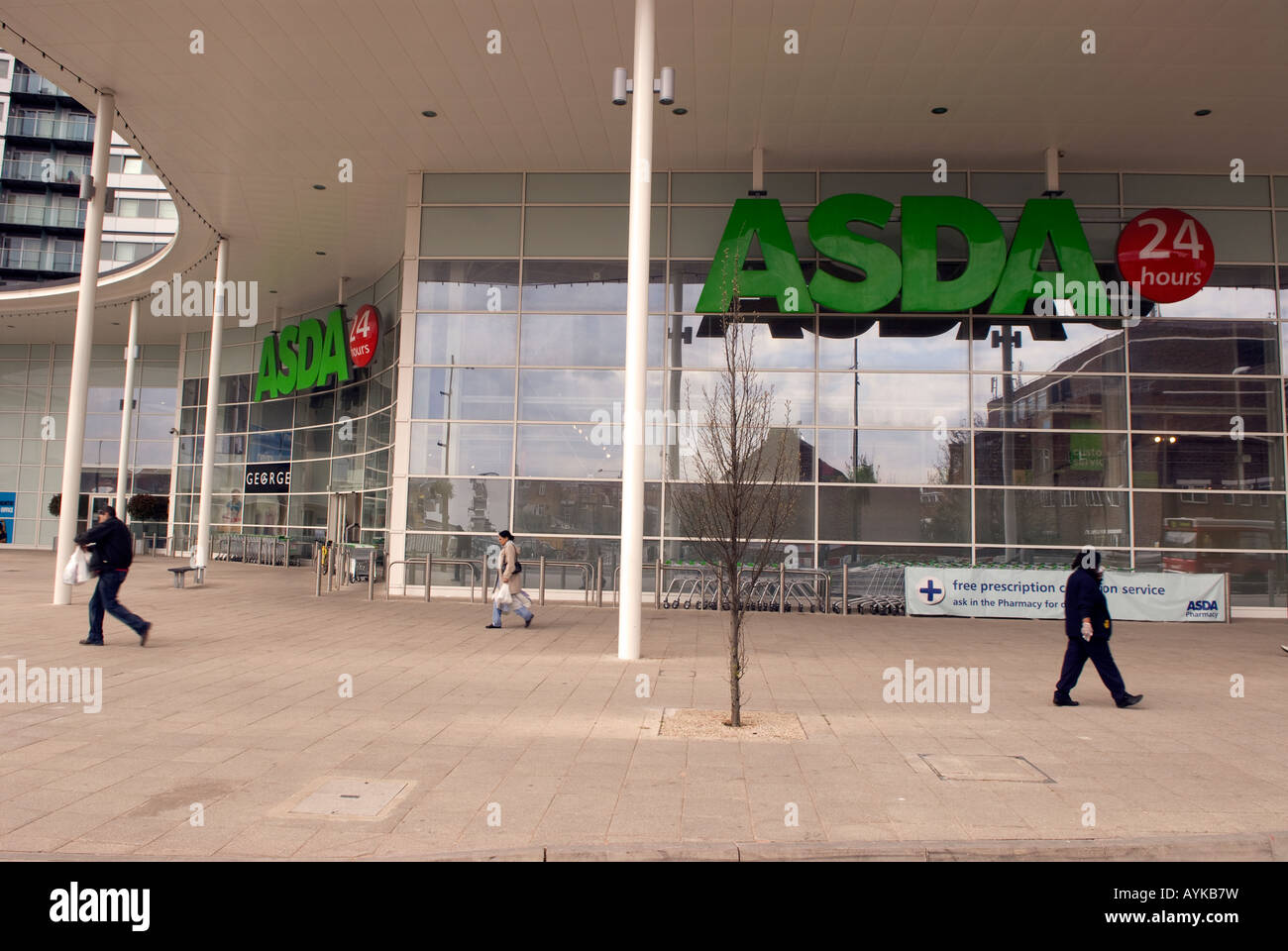 New 24hour Asda Superstore with residential apartment buildings above