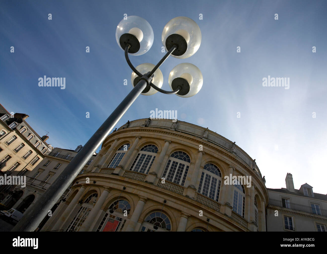 Opera de Rennes, Place de la Mairie, Rennes, Brittany, France Stock ...