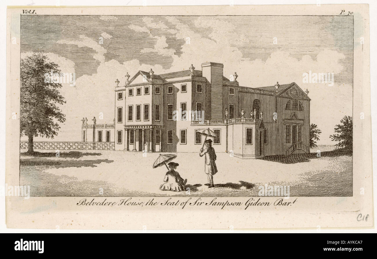 Belvedere House Kent Stock Photo Alamy