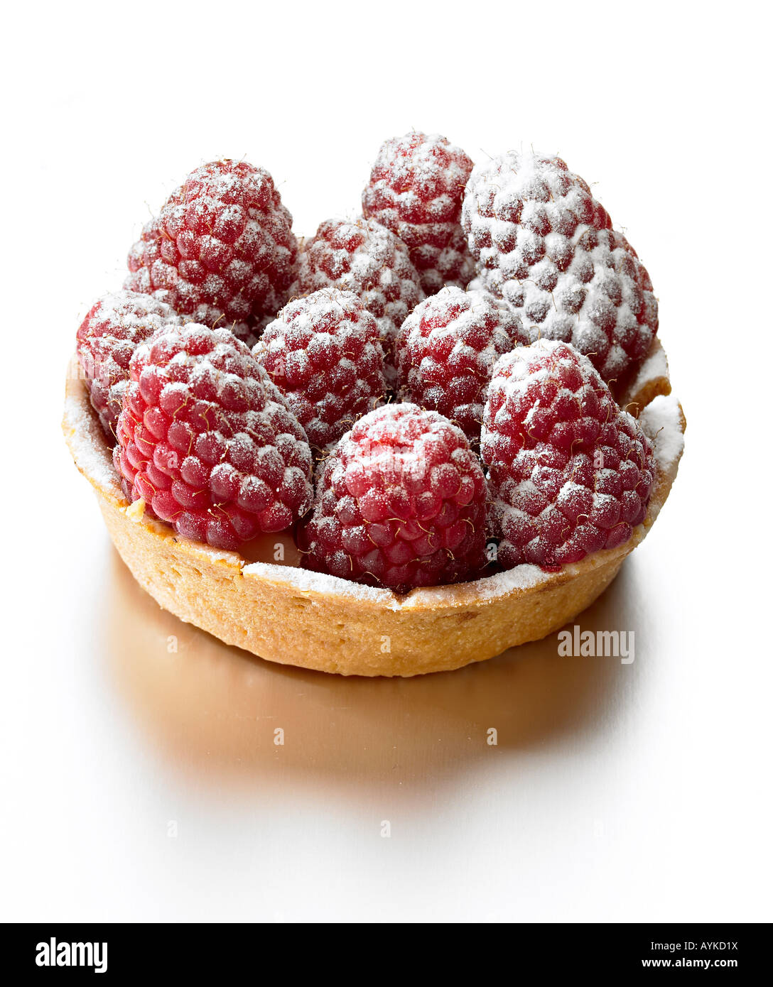 raspberry tartlet Stock Photo