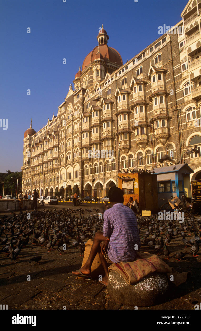 Taj Mahal Hotel Mumbai Bombay India Stock Photo