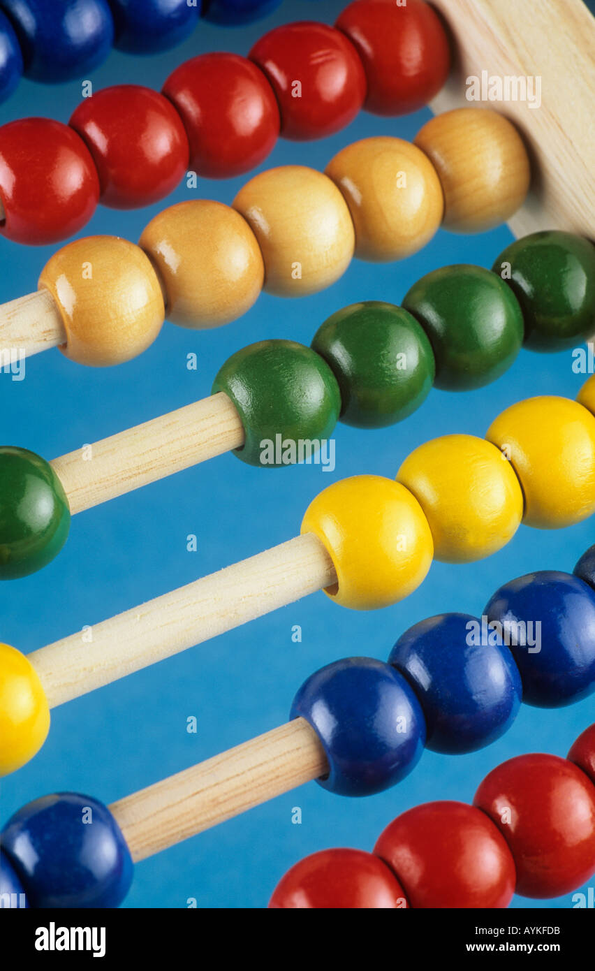 Childs abacus Stock Photo
