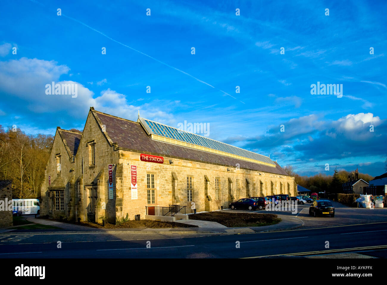 The Station Centre Richmond North Yorkshire England Stock Photo