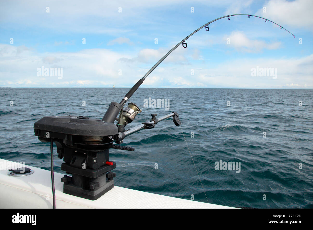 Downrigger fishing rod hi-res stock photography and images - Alamy