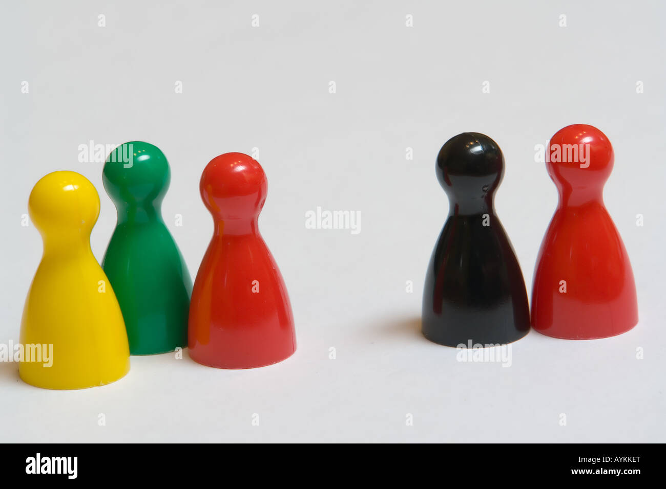 Traffic Light Coalition Vs Large Coalition Stock Photo Alamy