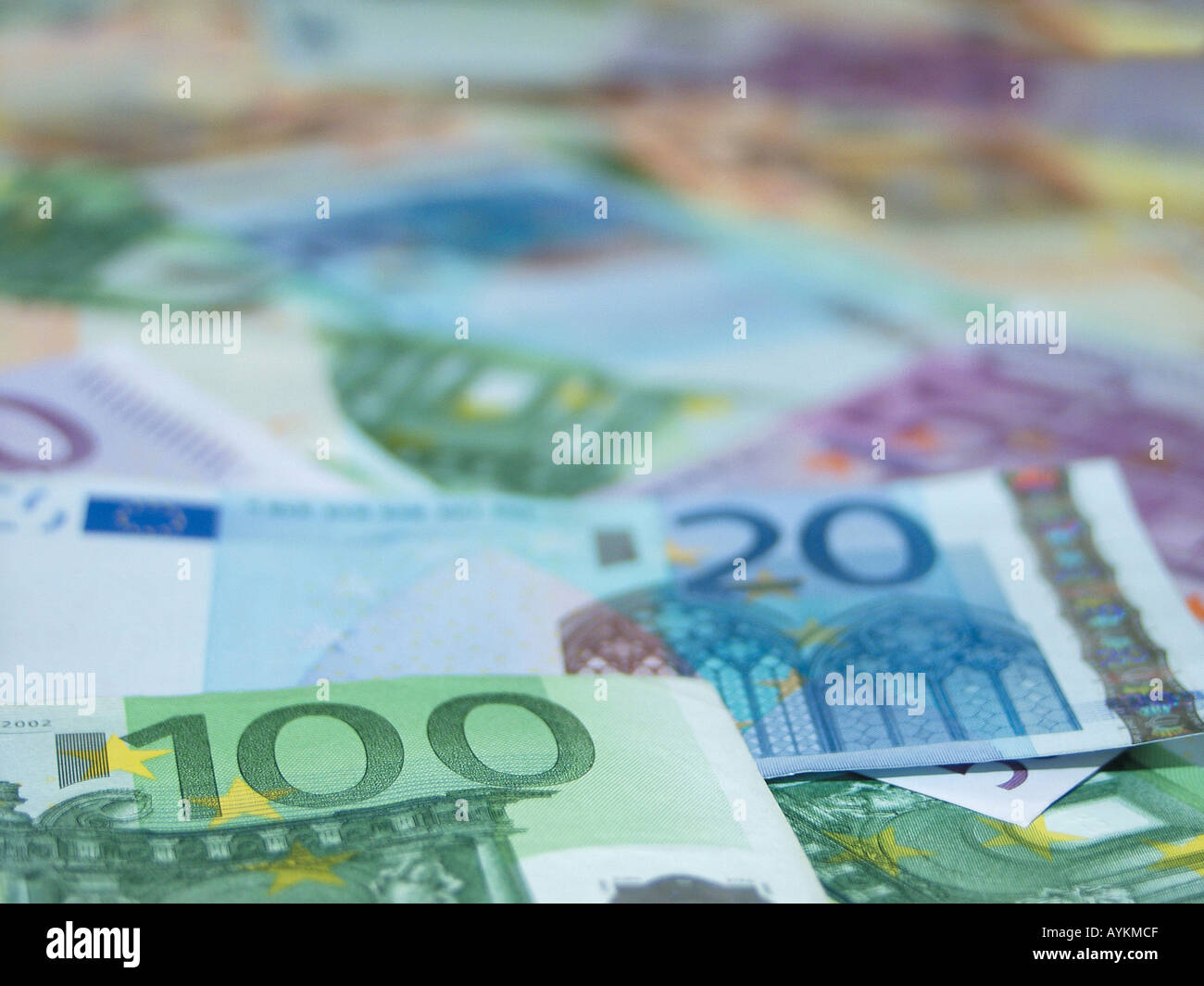 Euroscheine Stock Photo