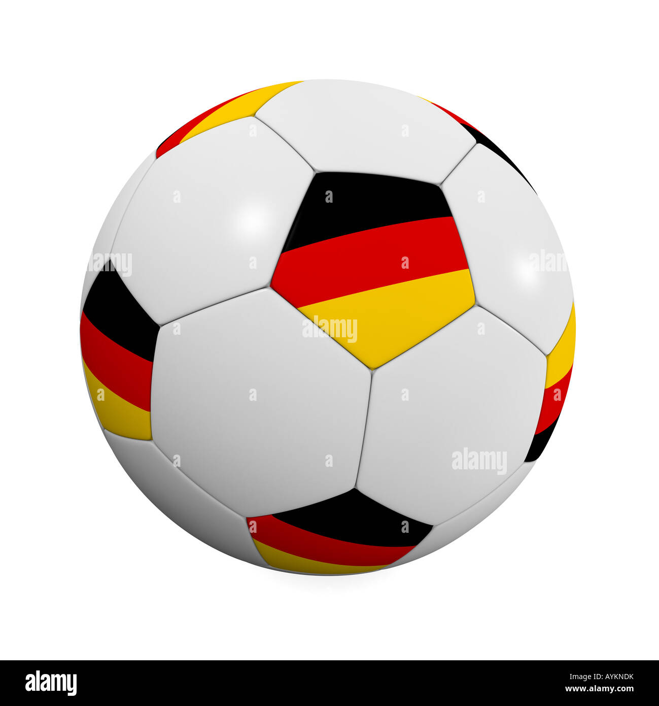 German Soccer Ball Stock Photo Alamy