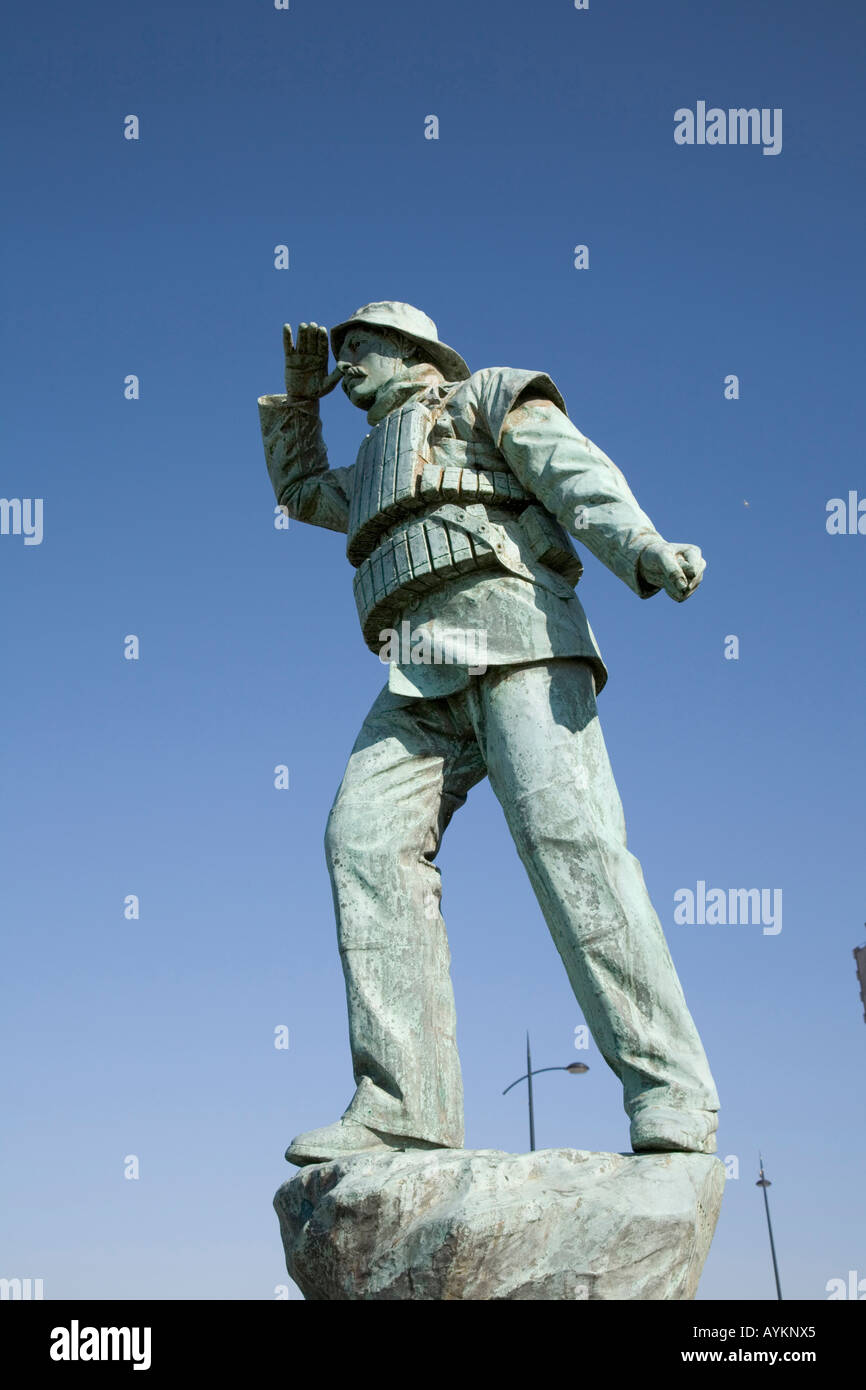 Seaman memorial statue Margate Kent England Stock Photo Alamy
