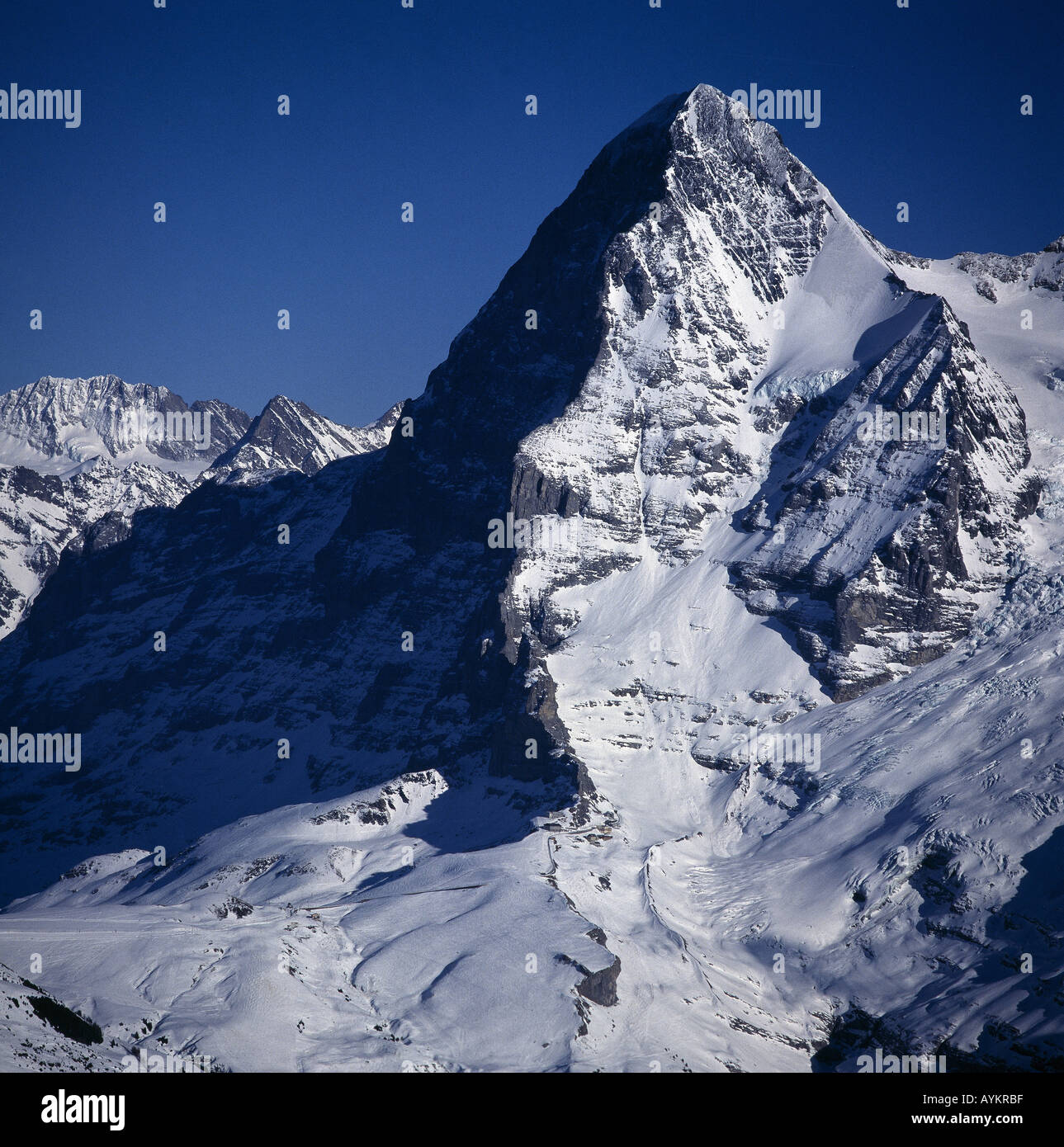 Eiger Schweiz Stock Photo Alamy