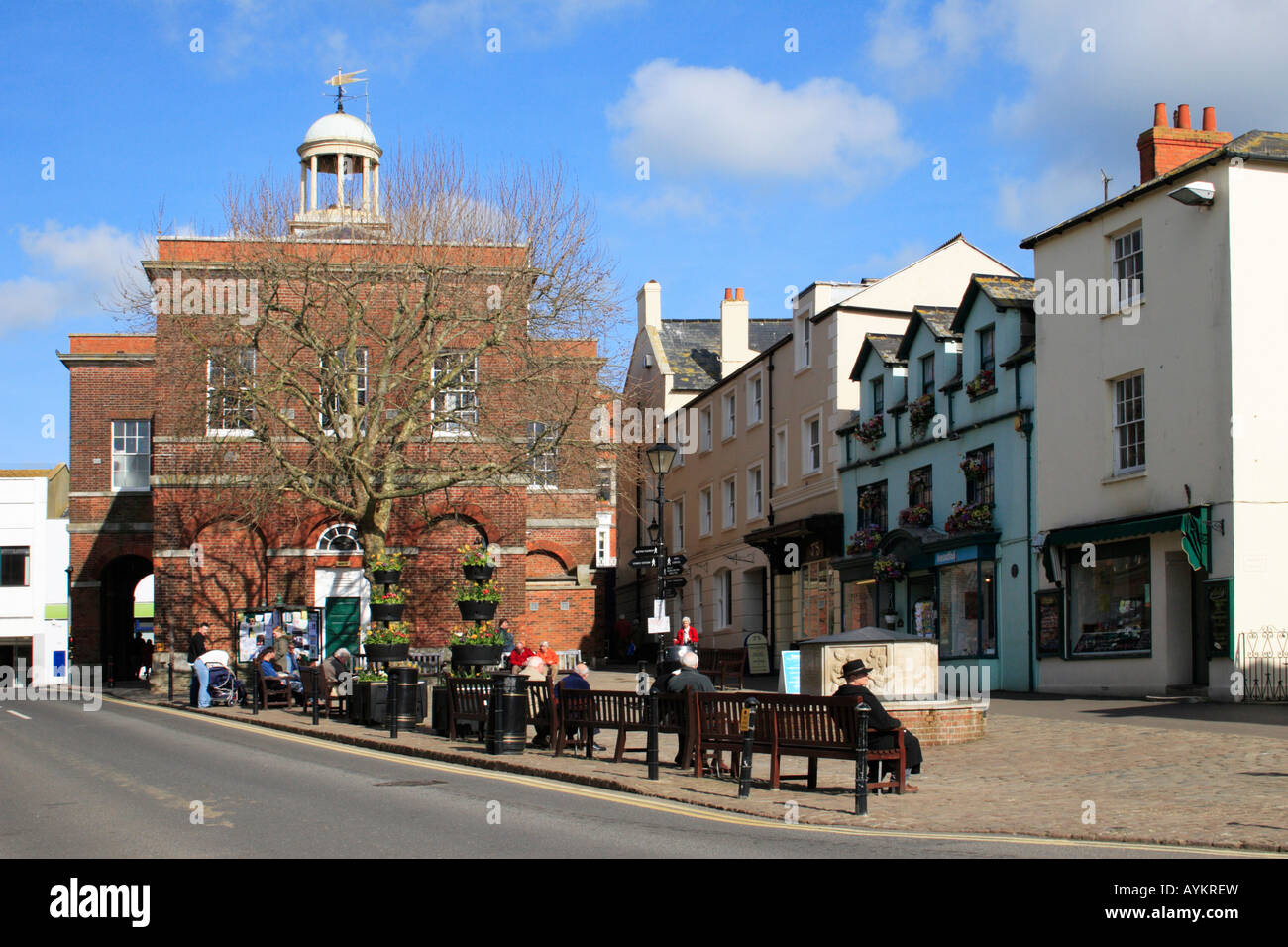 Bridport town centre, Dorset, England, UK Stock Photo Alamy