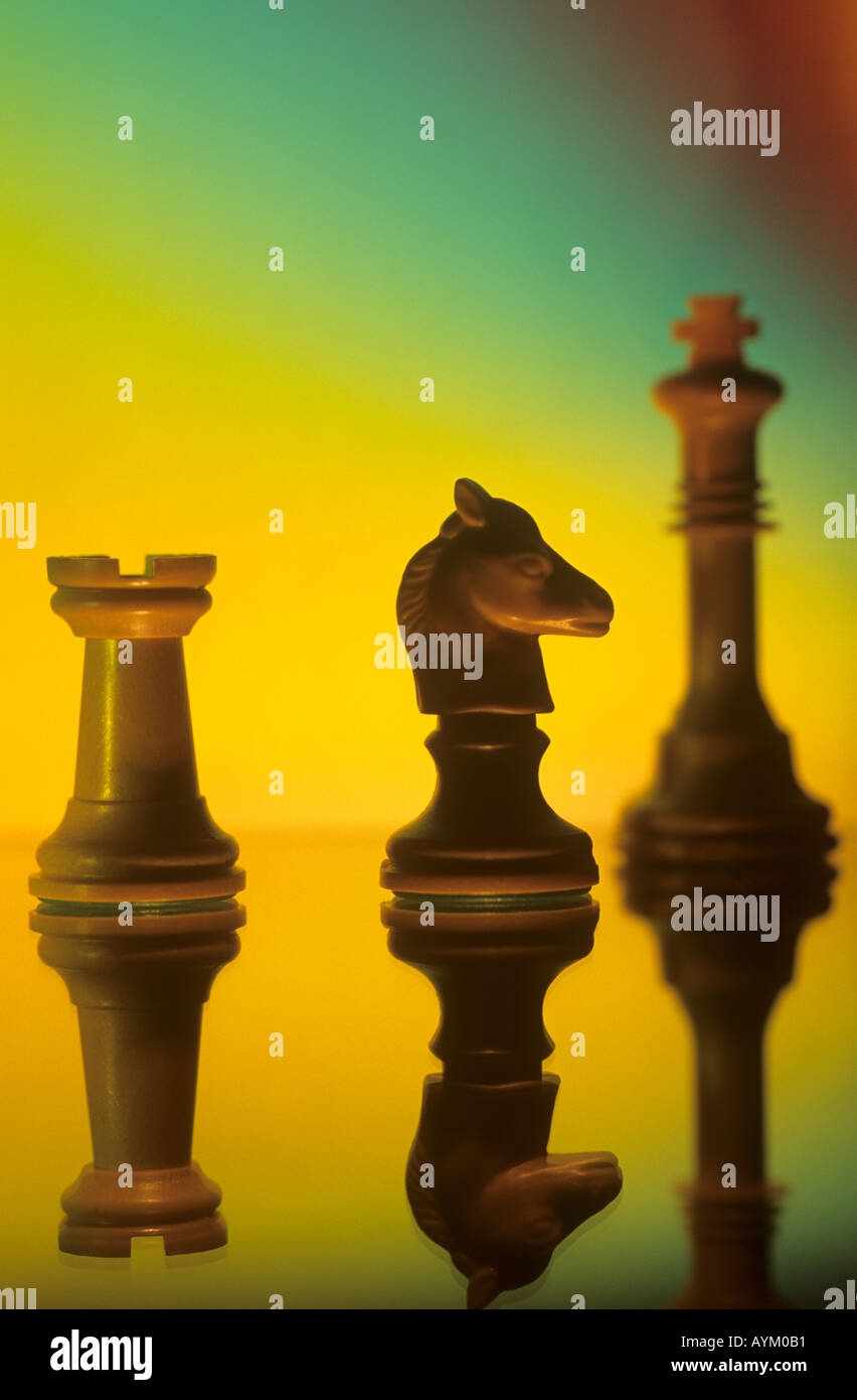 Chess pieces Stock Photo