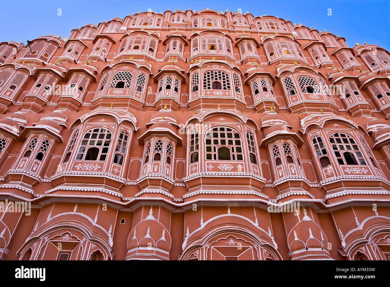 Hawa Mahal the Palace of Winds Jaipur Rajasthan India Stock Photo