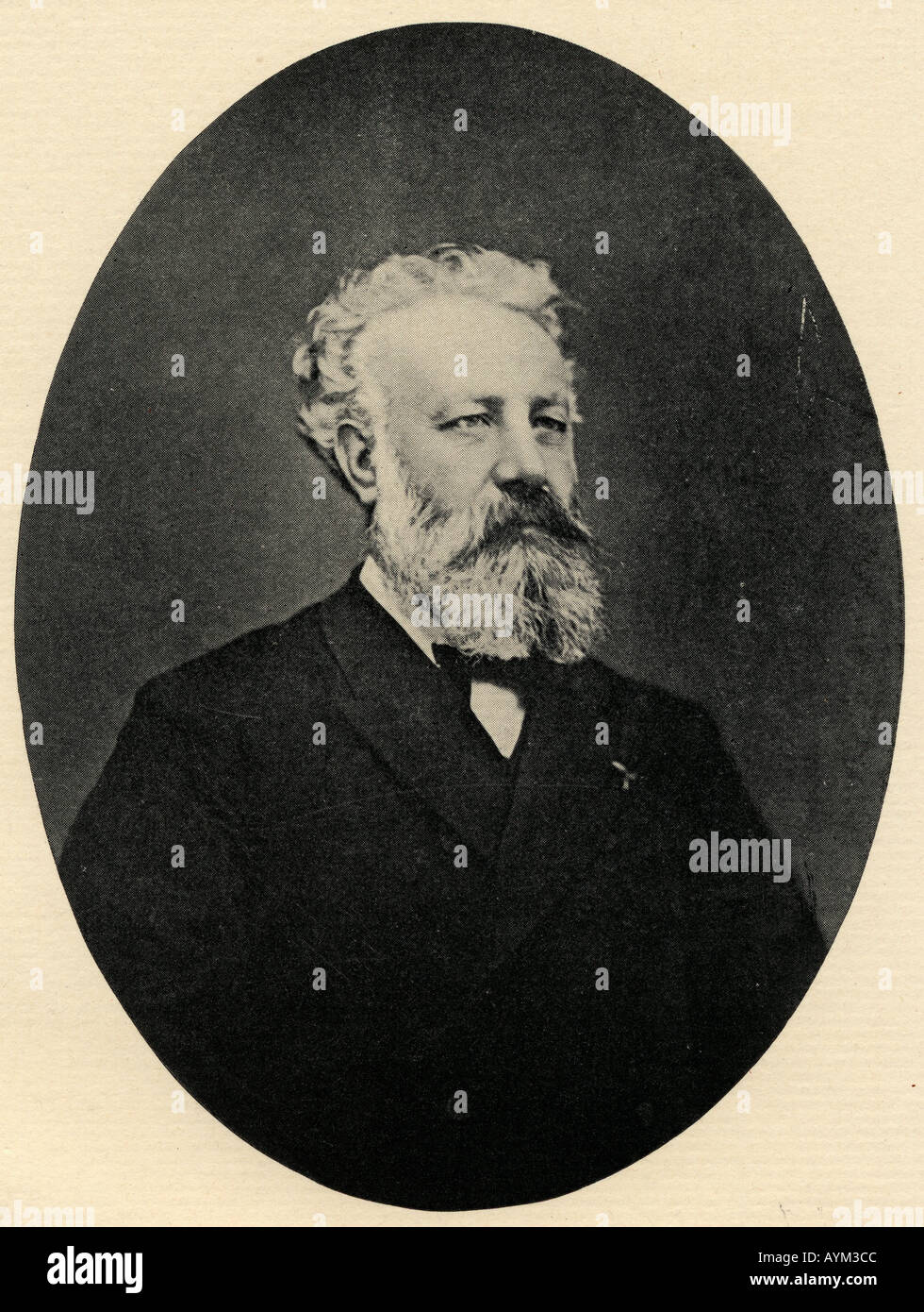 Jules Verne, 1828 - 1905. French novelist, poet, and playwright. Stock Photo