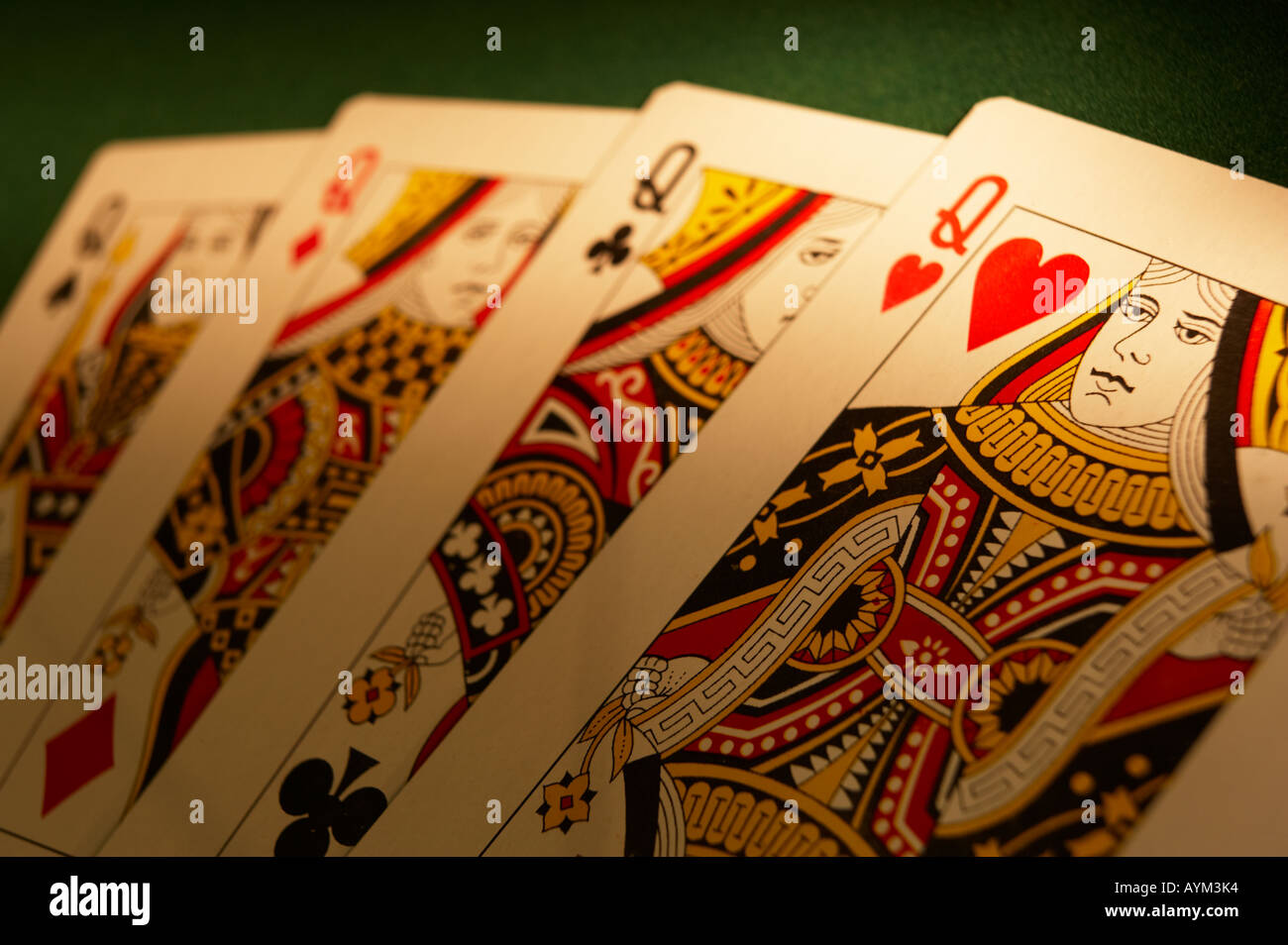 Playing cards queens hires stock photography and images Alamy