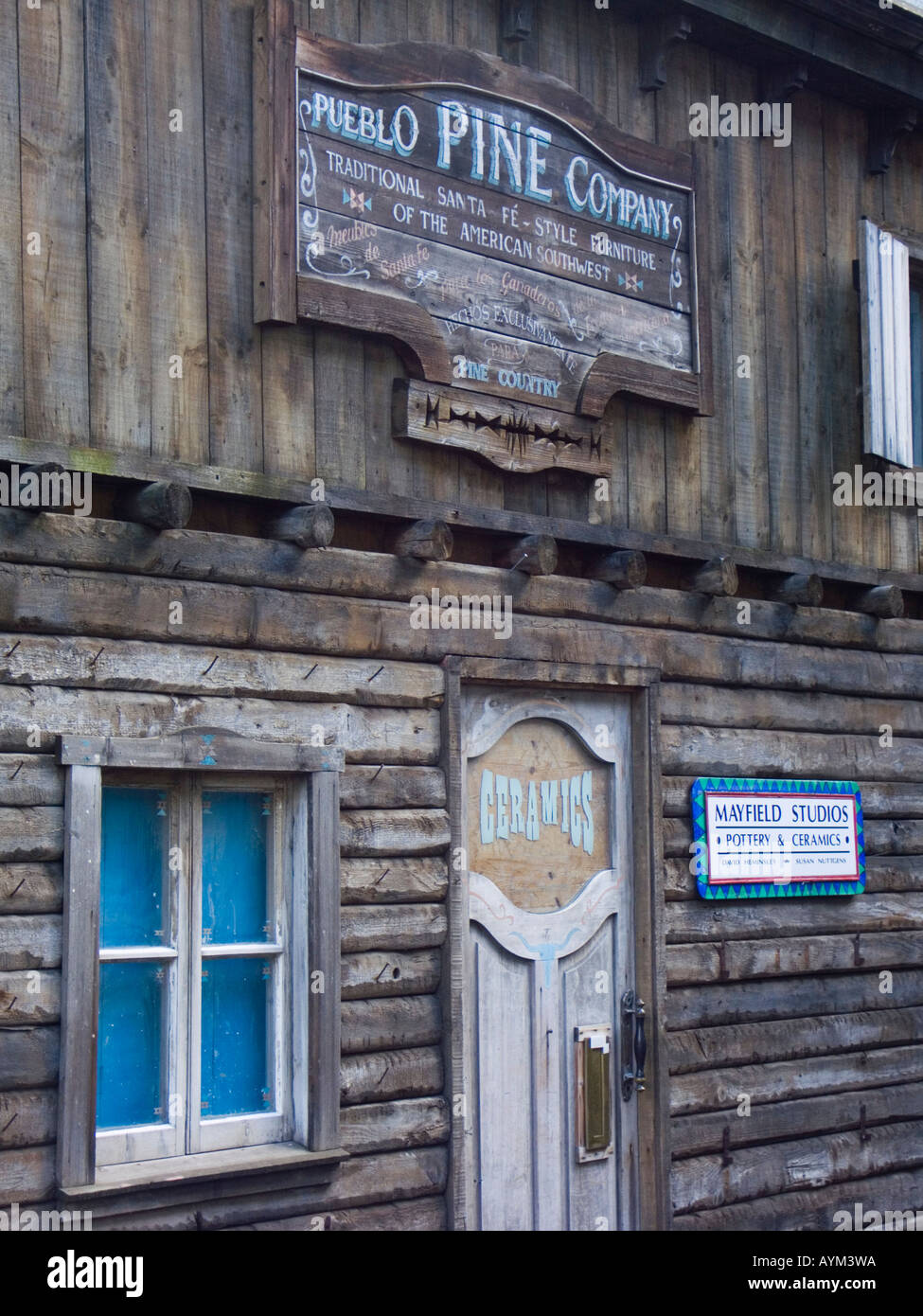 Morningside Edinburgh the relics of a Wild West Village Stock Photo Alamy