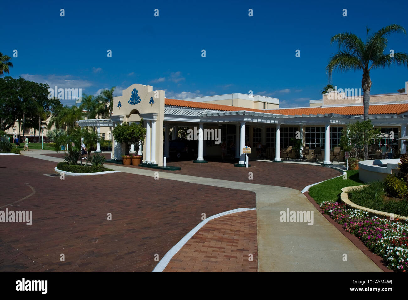 Entrance for Safety Harbor Resort and Spa in Safety Harbor Florida USA