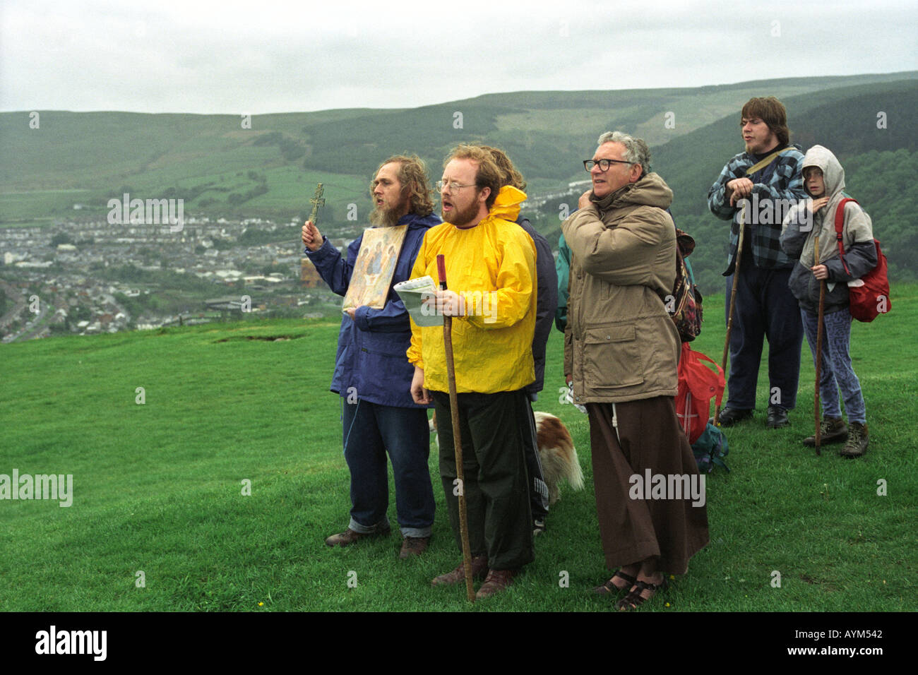 Pilgrimage from Llantarnam Abbey to Llanfair the litttle Church of Mary