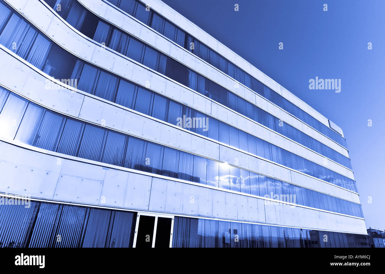 Office building from below Stock Photo - Alamy