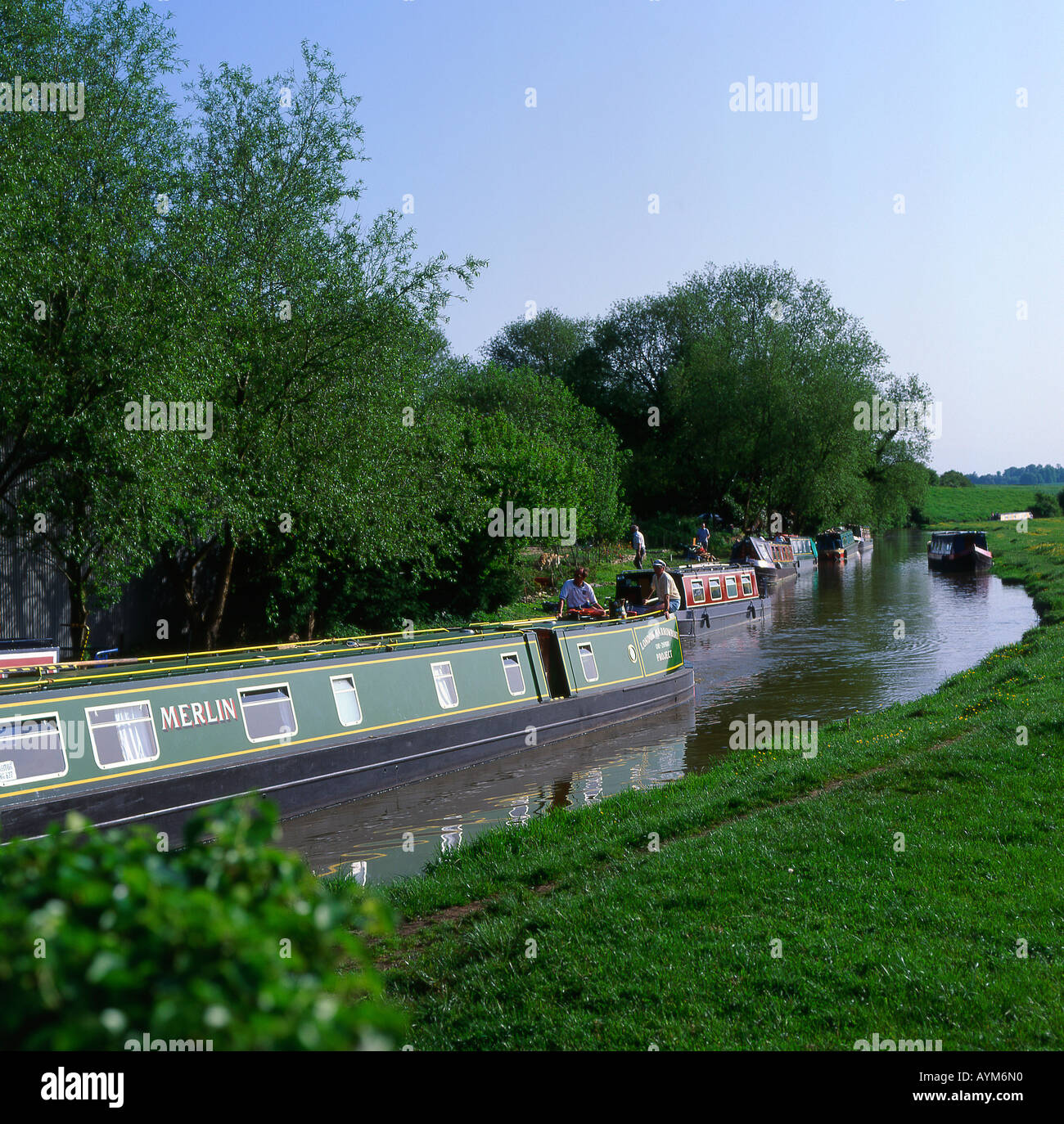 Oxford Canal at Somerton in Oxfordshire England Stock Photo - Alamy