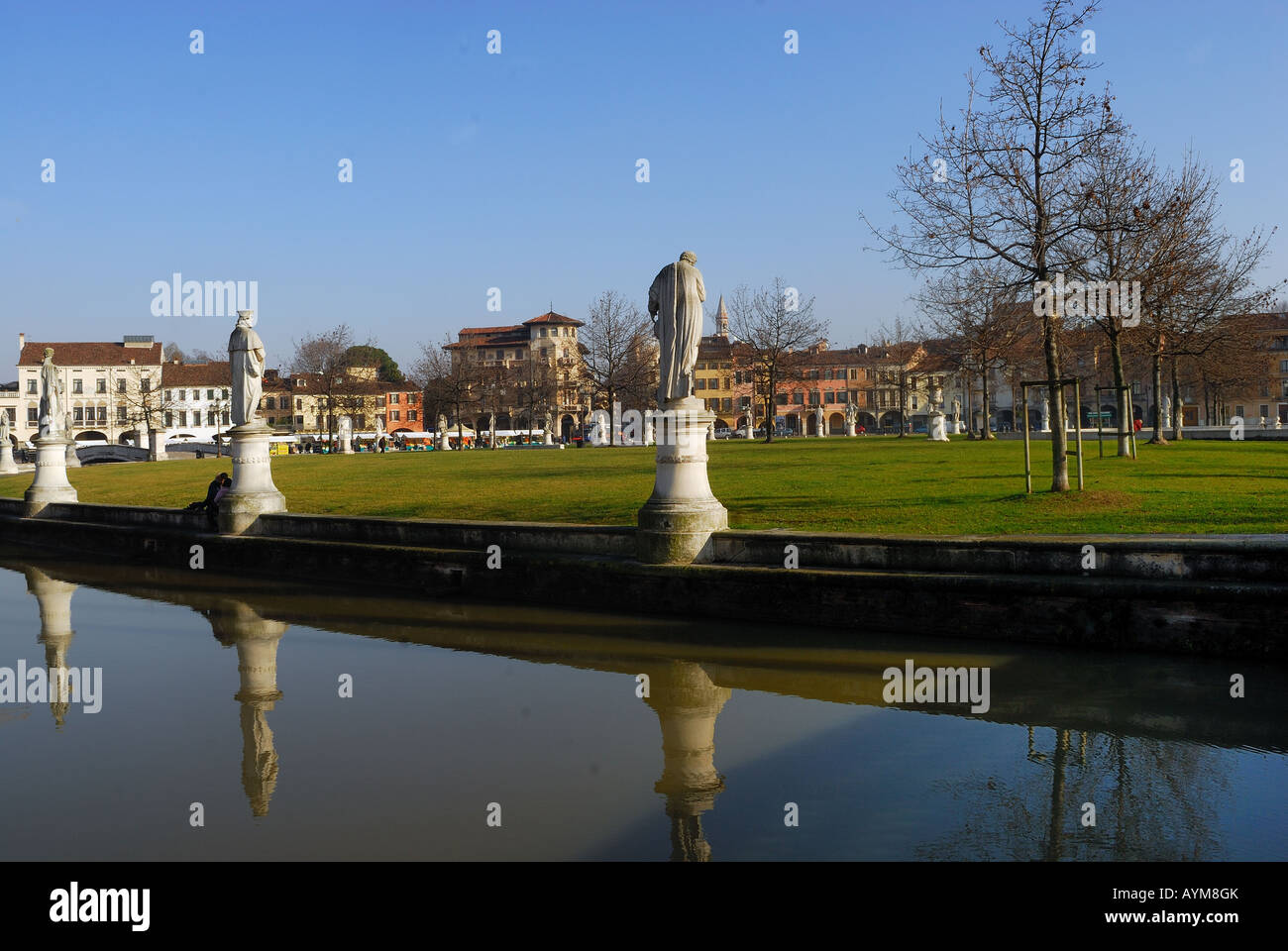 Padua Italy Prato della Valle one of the largest squares in