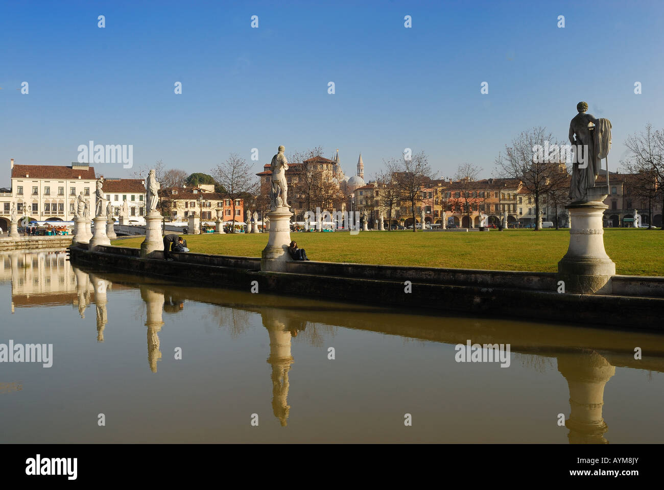 Padua Italy Prato della Valle one of the largest squares in