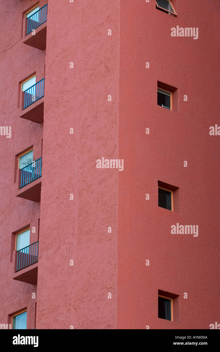 Modern high rise apartment block in Mexico City Mexico Stock Photo Alamy