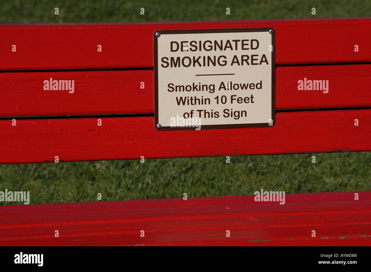 Designated Smoking Area Stock Photo Alamy