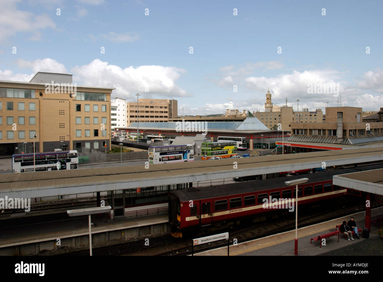 Bradford Intercgange complex Stock Photo