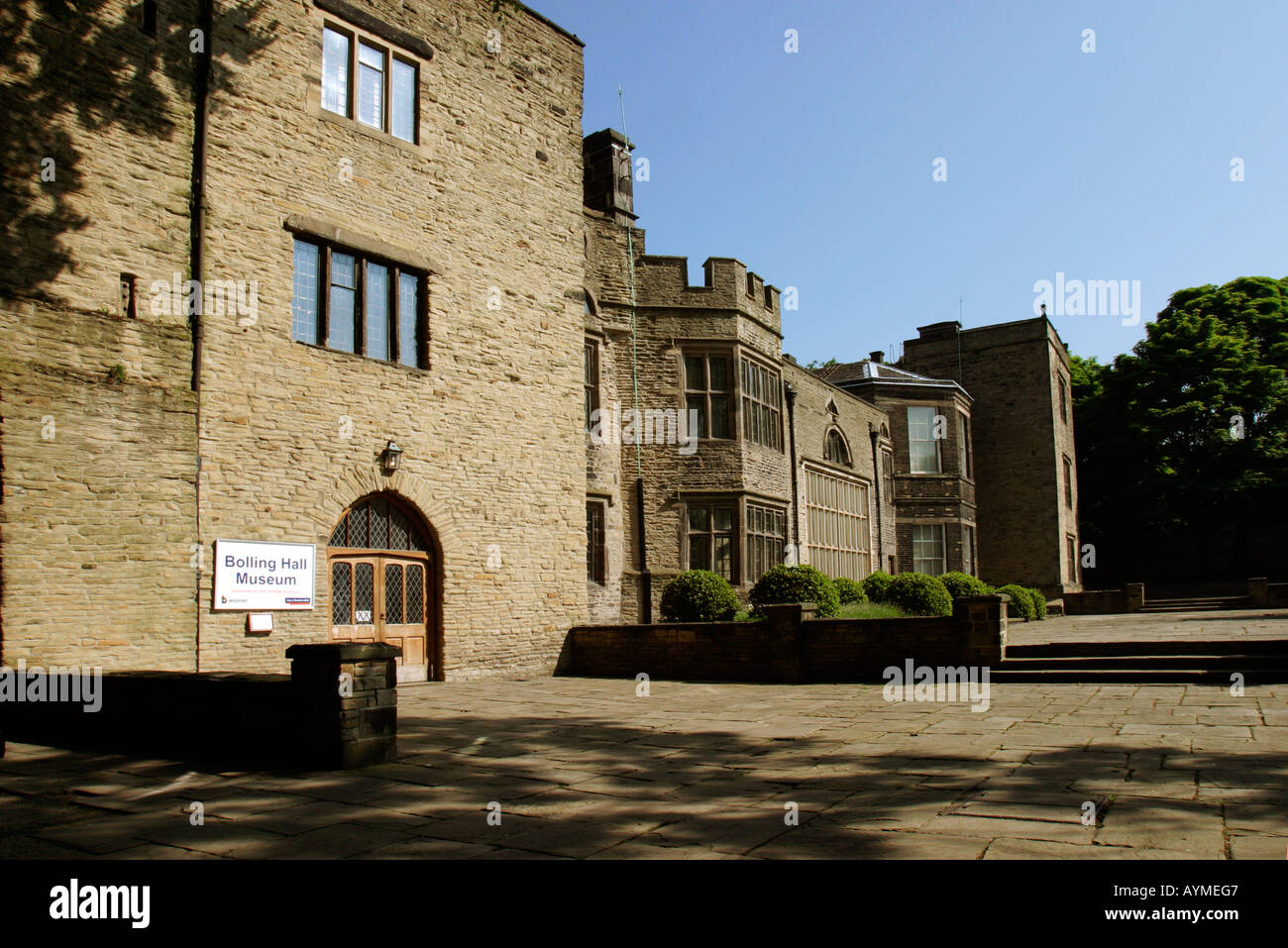 Exterior of Bolling Hall Museum Bowling Hall Road Bradford Stock Photo