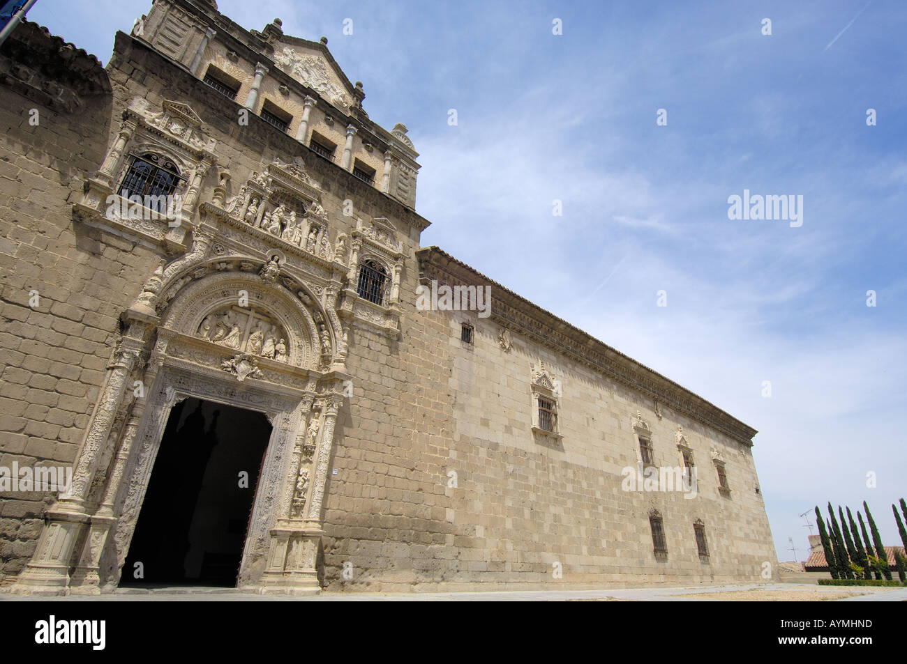 Museo de Santa Cruz, founded by Cardinal Pedro González de Mendoza andAlonso de Covarrubias, Toledo, Castilla La Mancha, Spain Stock Photo